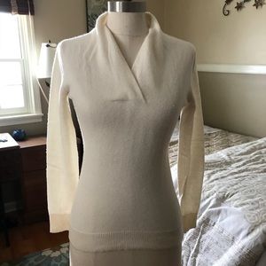 Winter white sweater